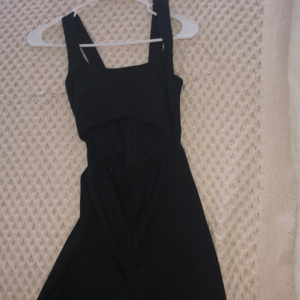black jumpsuit
